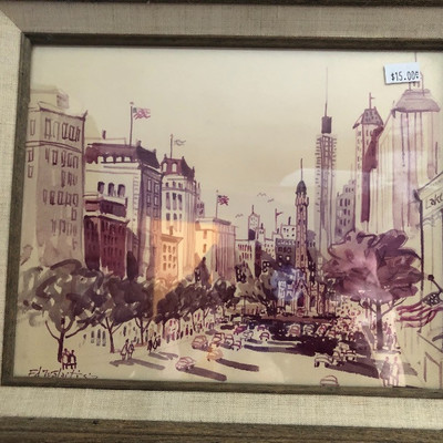 Estate sales are a great way to acquire wall art!