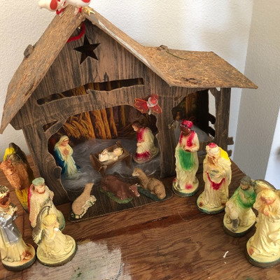 Vintage nativity 