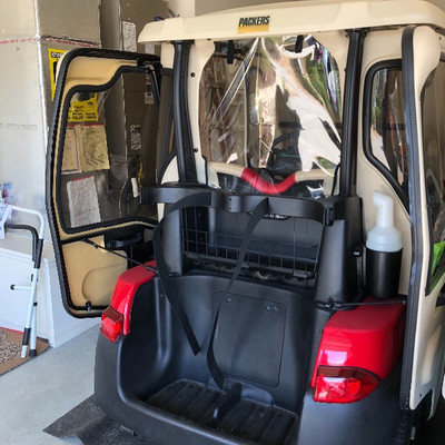 ** $2,950** - ​2006 Club Car Electric Golf Cart
 1-year-Old batteries, 
Curtis doors,
High-speed update to the motor​