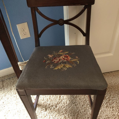 Antique Writing Desk & Chair 