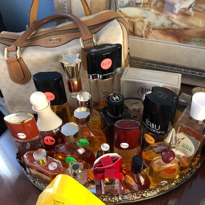 Designer fragrances, purses