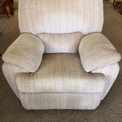 Overstuffed swivel rocker (matches sofa)