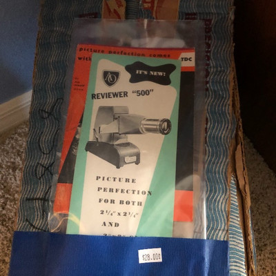 Vintage slide viewer