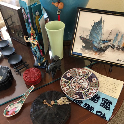 Asian collectibles - too many to count! 