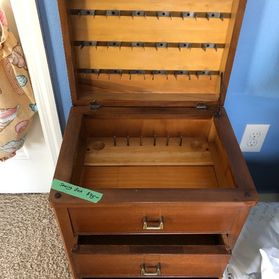 Large sewing box with legs