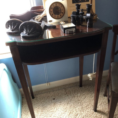 Antique Writing Desk & Chair 