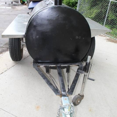 Grill Two Burner On Trailer......