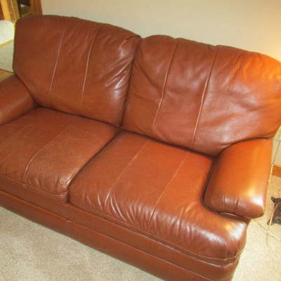 2nd leather love seat