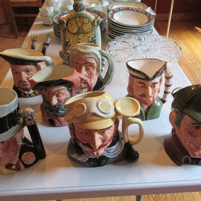 Royal Doulton portrait mugs