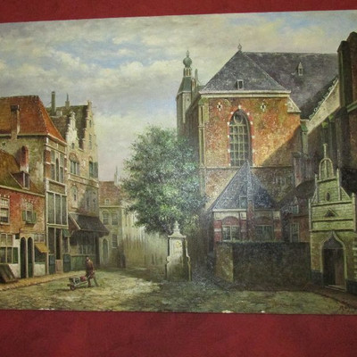 Original Reynaud oil painting