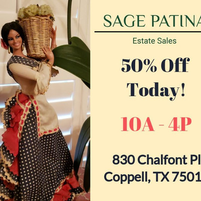 SAGE PATINA Estate Sales - 50% Off Today!