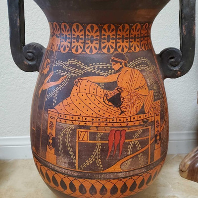 285:
Large Greek Vase
Measures approx 23