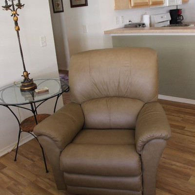 Leather Lazy boy recliner $200.00