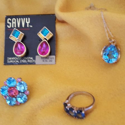 Blue and Pink jewelry