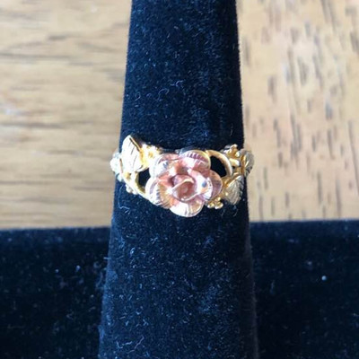 Petite rose gold ring