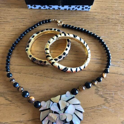 Animal print jewelry