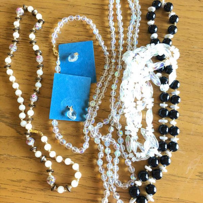 Collection of clear beads