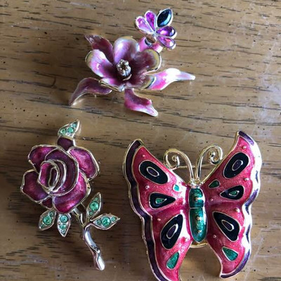 Bob Mackie brooches
