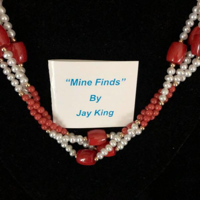 Jay King Mine Finds Coral and Pearl Jewelry