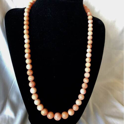 Jay King pink coral/ 925 clasps/matching earrings