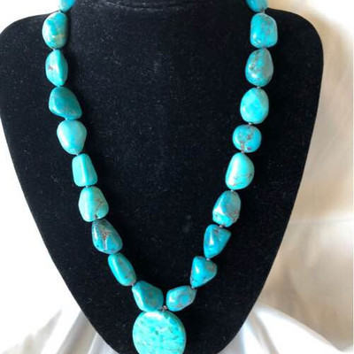 Jay King mine collection turquoise necklace