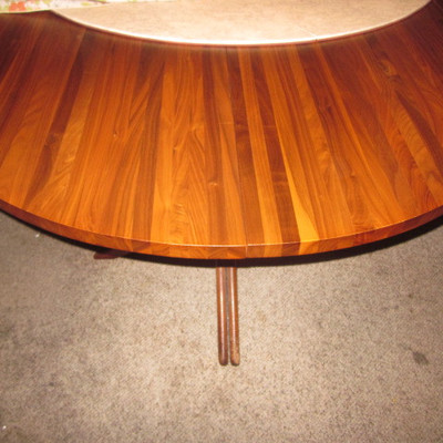 Walnut Mid-Century Table 