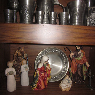 Tons of Pewter and Statuary 