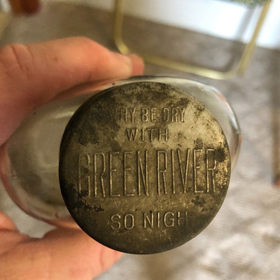 Green River Whiskey flask