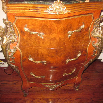 Ornate French Chest Marble Top 