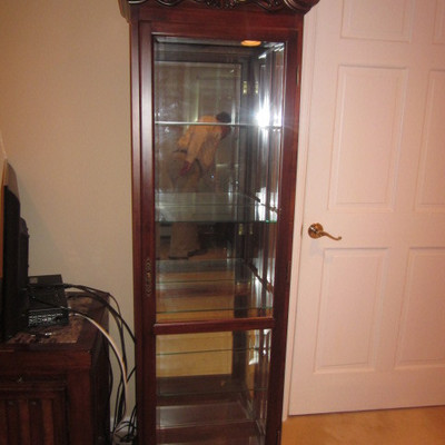 Lighted Glass Front Curio 