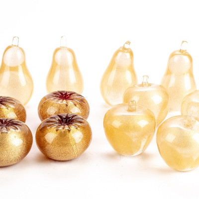 Group of Murano Heavy Gilt Crystal Fruits
Orig. $395 | Now $237