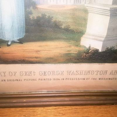 Title on George Washington Lithograph