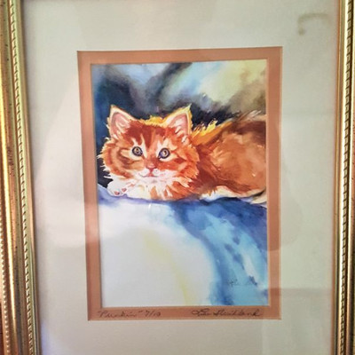 Watercolor of Cat 