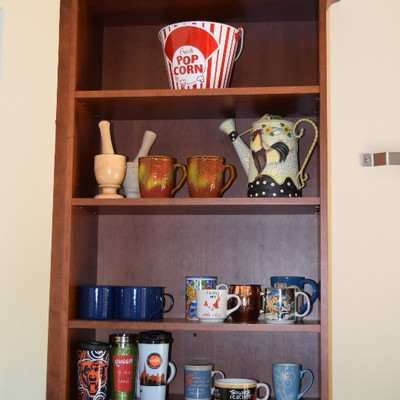 Book Shelf and Ceramics