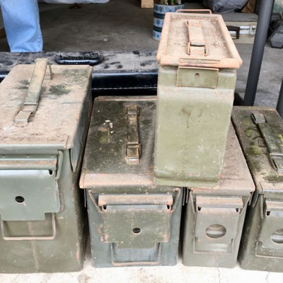 Various styled Army ammo canisters
Ammo Box

