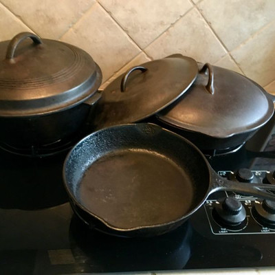 Cast iron pans
