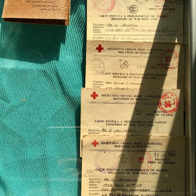 Red Cross cards of soilders