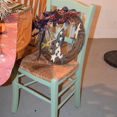 Chair and Wreath