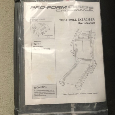 ProForm Space Saver Folding Treadmill 
