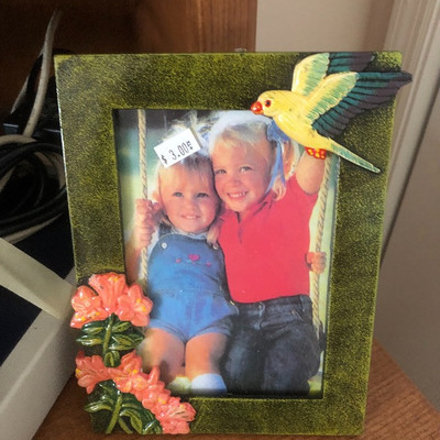 Tropical photo frame