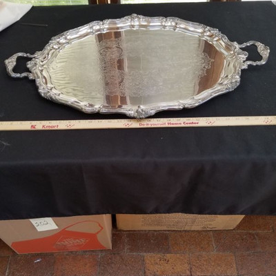 Large Gorham Silver Serving Tray