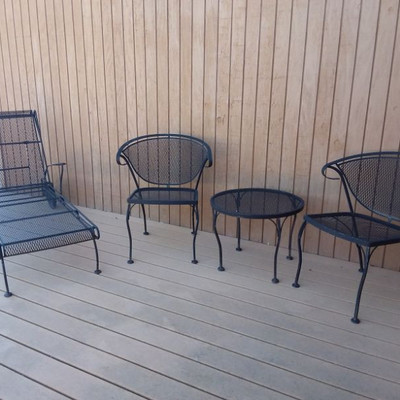 Wrought Iron Patio Set