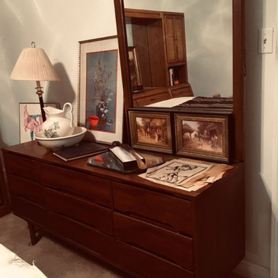 Stanley Mid Century Modern Dresser Drawers with Mirror SGA001 Local Pickup https://www.ebay.com/itm/113777012356