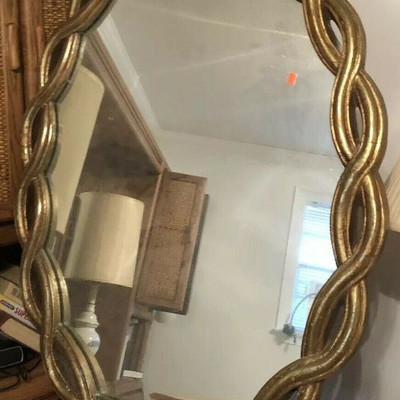 Gold Gilded Wood Framed Mirror 38â€ X 29â€ SGA054 Local Pickup https://www.ebay.com/itm/123797157342