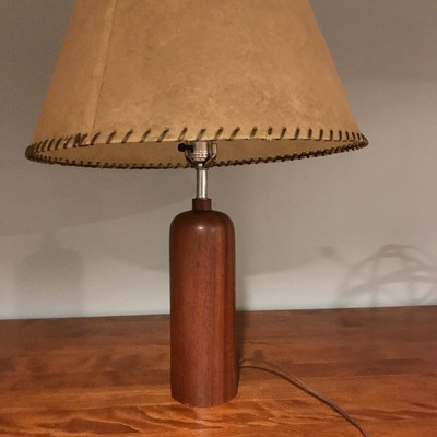 Lamp with original shade