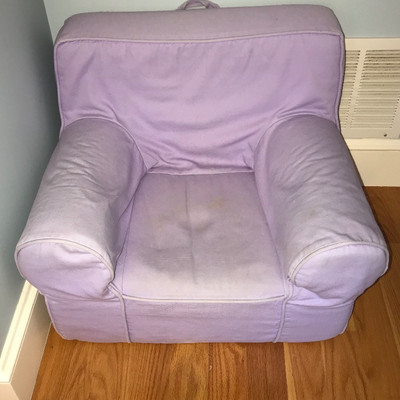 Comfy child's reading chair