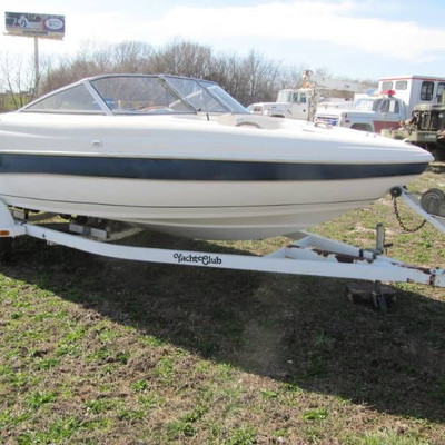 1999 Rinker Boat and 1998 Yacht Trailer- Both with ...