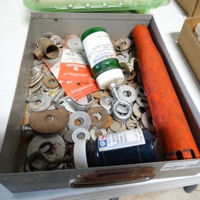 Lot of washers and ridgid plastic nut basin wrench ...