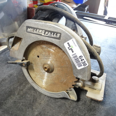 Millers falls 6.5' circullar saw.