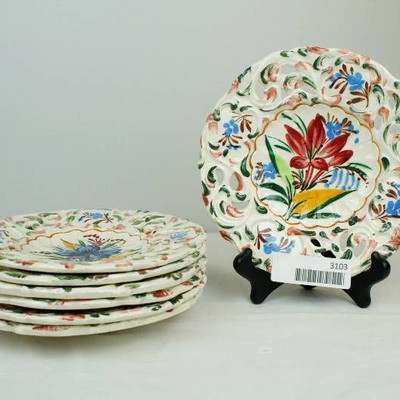 Decorative Italian plates (7 ea)